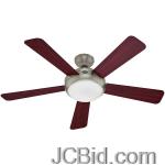 JCBid.com online auction Hunter-21627-palermo-52-brushed-nickel-fan