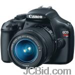 JCBid.com online auction Canon-5157b002-122-megapixel-eos-digital-rebel-t3-digital-camera-with-18-55-lens