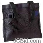 JCBid.com online auction Leather-shopping-bag-embassy-italian-stone-design-genuine-leather-shoppingtravel-bag
