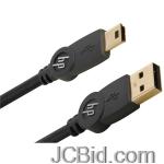 JCBid.com online auction Hp-monster-122342-a-male-to-micro-b-male-high-speed-usb-cable-5-ft