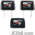JCBid.com online auction Boss-audio-hir7bgta-7-headrest-pillow-with-interchangeable-pillow-covers-built-in-dvd