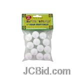 JCBid.com online auction Small-foam-craft-balls-display-case-of-96-pieces