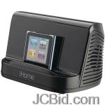 JCBid.com online auction Ihome-ihm16b-ipadtmipodrmp3-player-portable-stereo-speaker-system-black