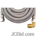 JCBid.com online auction Loyal-mk496b-braided-stainless-steel-dishwasher-connectors-with-elbow-96