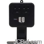 JCBid.com online auction Ge-14912-2-outlet-in-wall-surge-protector-with-shelf