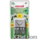 JCBid.com online auction Maxell-888701-bc200-value-charger-with-2-aa-2-aaa-nimh-rechargeable-batteries