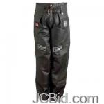 JCBid.com online auction Leather-motorcycle-chaps-s-diamond-plate-hand-sewn-pebble-grain-genuine-leather-motorcycle-chaps