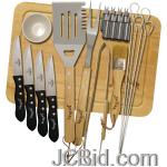JCBid.com online auction Jim-beam-jb0102-22-piece-grill-set