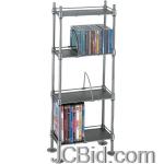 JCBid.com online auction Atlantic-shf4t77-translucence-adjustable-multimedia-shelving-4-tier