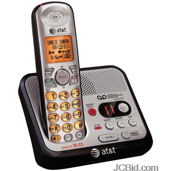JCBid.com ATT-ATTEL52100-DECT-60-CORDLESS-PHONE-WITH-DIGITAL-ANSWERING-SYSTEM-SINGLE-HANDSET