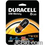 JCBid.com online auction Duracell-du-z08gcan3n-c-capless-usb-with-twice-8gb