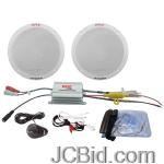 JCBid.com online auction Pyle-plmrkt2a-2-channel-waterproof-mp3ipod-amplified-65-marine-speaker-system
