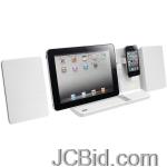 JCBid.com online auction Jvc-uxvj3w-ipadripodriphoner-mini-system-30-watt-dual-dock-white