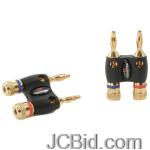 JCBid.com online auction Monster-cable-mbd-r-ht-mkii-monster-home-theater-dual-banana-speaker-cable-adapters