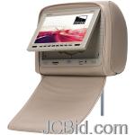 JCBid.com online auction Roadview-rhm-90t-9-headrest-with-built-in-dvd-player-tan