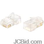 JCBid.com online auction Cablestogo-11380-rj45-cat5-modular-plug-for-round-stranded-cable-50-pk