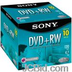 JCBid.com online auction Sony-10dpw47r2-47-gb-dvd-rws-10-pk