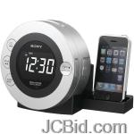 JCBid.com online auction Sony-ifcd3ipsil-cd-clock-radio-with-ipodiphone-dock