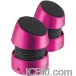 JCBid.com online auction Ihome-ihm79pc-rechargeable-mini-stereo-speakers-pink
