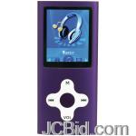 JCBid.com online auction Eclipse-eclipse-180-pl-4gb-4-gb-portable-media-player-with-18-display-purple
