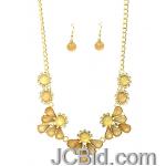 JCBid.com Colorful-Crystal-Stone-Necklace-Set