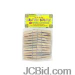 JCBid.com online auction Natural-wood-craft-clothespins-display-case-of-60-pieces