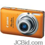 JCBid.com online auction Canon-4927b001-121-megapixel-powershotr-elph-100-hs-digital-camera-orange
