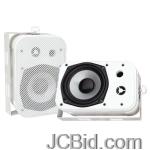 JCBid.com online auction Pyle-pdwr40w-525-indooroutdoor-waterproof-speakers-white