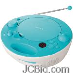 JCBid.com online auction Sony-zse5aqua-colorful-compact-cd-boom-box-aqua