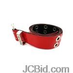 JCBid.com online auction Red-vinyl-studded-belt-display-case-of-108-pieces