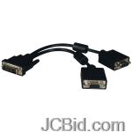 JCBid.com online auction Tripp-lite-p120-001-2-dvi-to-vga-splitter-adapter-1-ft