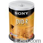 JCBid.com online auction Sony-100dmr47ls4100dmr47rs-47-gb-write-once-dvd-rs-100-ct-spindle