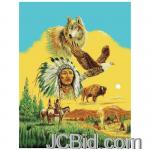 JCBid.com online auction Blanket-indian-wildlife