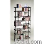 JCBid.com online auction Atlantic-3020-multimedia-storage-racks-8-shelves