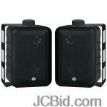 JCBid.com online auction Bic-rtr-rtrv44-2-indooroutdoor-3-way-speakers-black