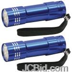 JCBid.com online auction Dorcy-41-3245-9-led-aluminum-flashlight-combo-2-pk