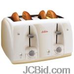 JCBid.com online auction Sunbeam-3823-100-000-4-slice-toaster-white