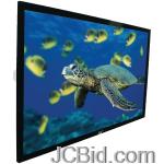 JCBid.com online auction Elite-screens-r100wh1-ez-frame-series-fixed-frame-screens-100-49-x-87-169-hdtv-format