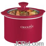 JCBid.com online auction Crock-pot-scr151-r-np-15-quart-round-slow-cooker-red