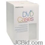 JCBid.com online auction Memorex-1985-slim-dvd-video-cases-25-pk
