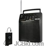 JCBid.com online auction Nady-wa-120-ltob-115-portable-vhf-wireless-pa-system-with-omnidirectional-lavalier-microphone