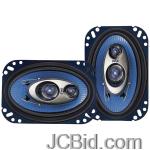 JCBid.com online auction Pyle-pl463bl-blue-label-2-3-4-way-speakers-4-x-6-triaxial