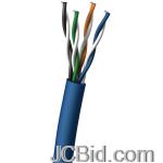 JCBid.com online auction Cablestogo-32388-cat-5e-cable-1000-ft-blue