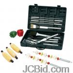 JCBid.com online auction 20-pc-all-stainless-bbq-set