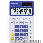 JCBid.com online auction Casio-sl300vcbesih-solar-wallet-calculator-with-8-digit-display-blue