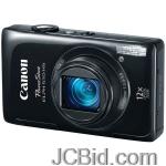 JCBid.com online auction Canon-5685b001-121-megapixel-powershotr-elph-510-hs-kit-black