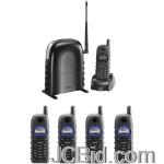 JCBid.com online auction Engenius-durafon1xpidw-900-mhz-long-range-cordless-phone-system-with-base-handset-four-2-way-radio-handsets