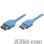 JCBid.com online auction Manhattan-391894-a-male-to-a-female-superspeed-usb-30-cable-10-ft