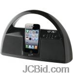 JCBid.com online auction Ilive-ibp181b-iphone-pllfm-radio-boom-box