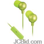 JCBid.com online auction Jvc-hafr36g-marshmallow-inner-ear-headphones-with-microphone-remote-green